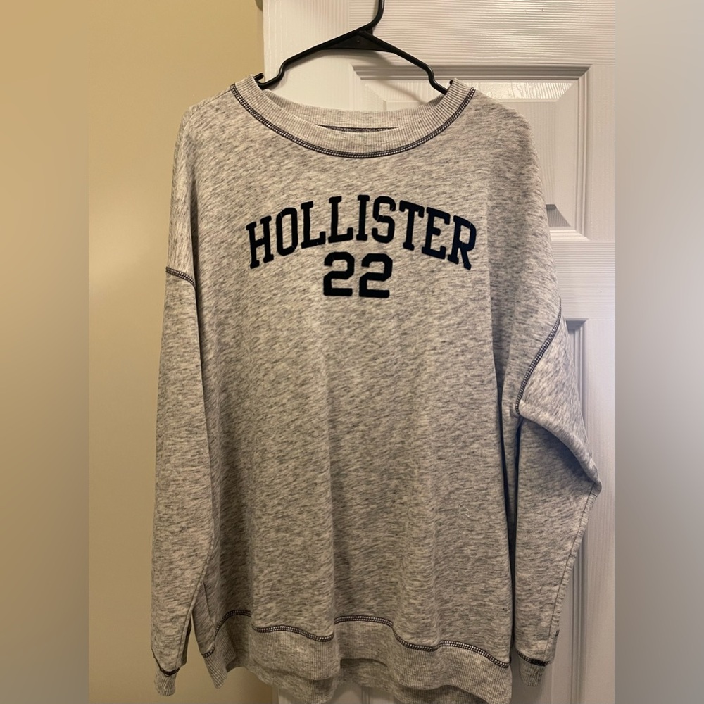 Hollister Logo Oversized Sweatshirt